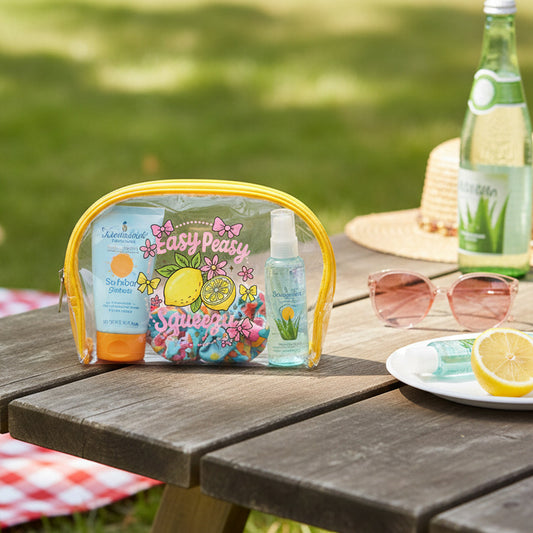 Neceser transparente limones