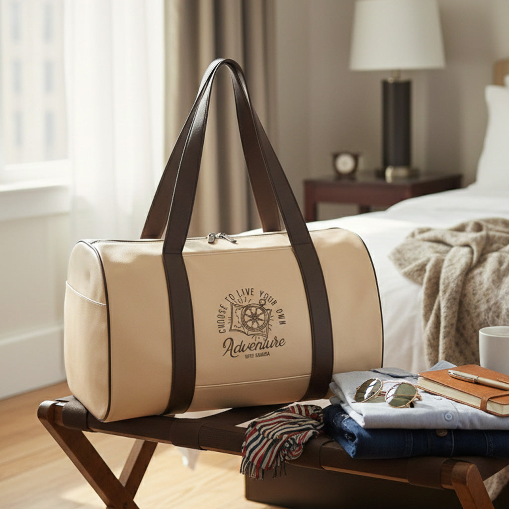 Bolso fin de semana beige