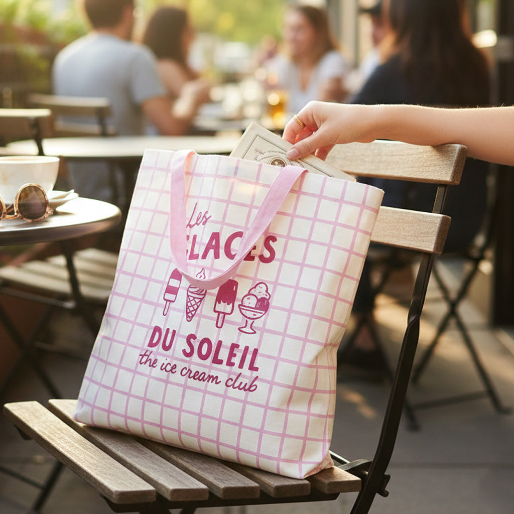 Bolsa tote bag helados