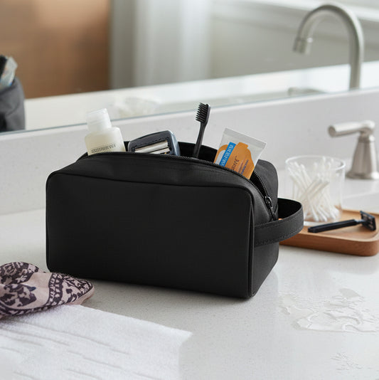 Neceser rectangular negro