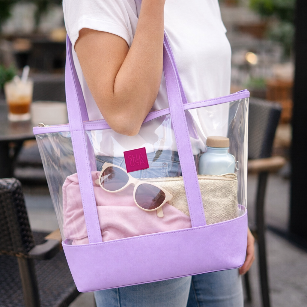Bolso tote bag morado