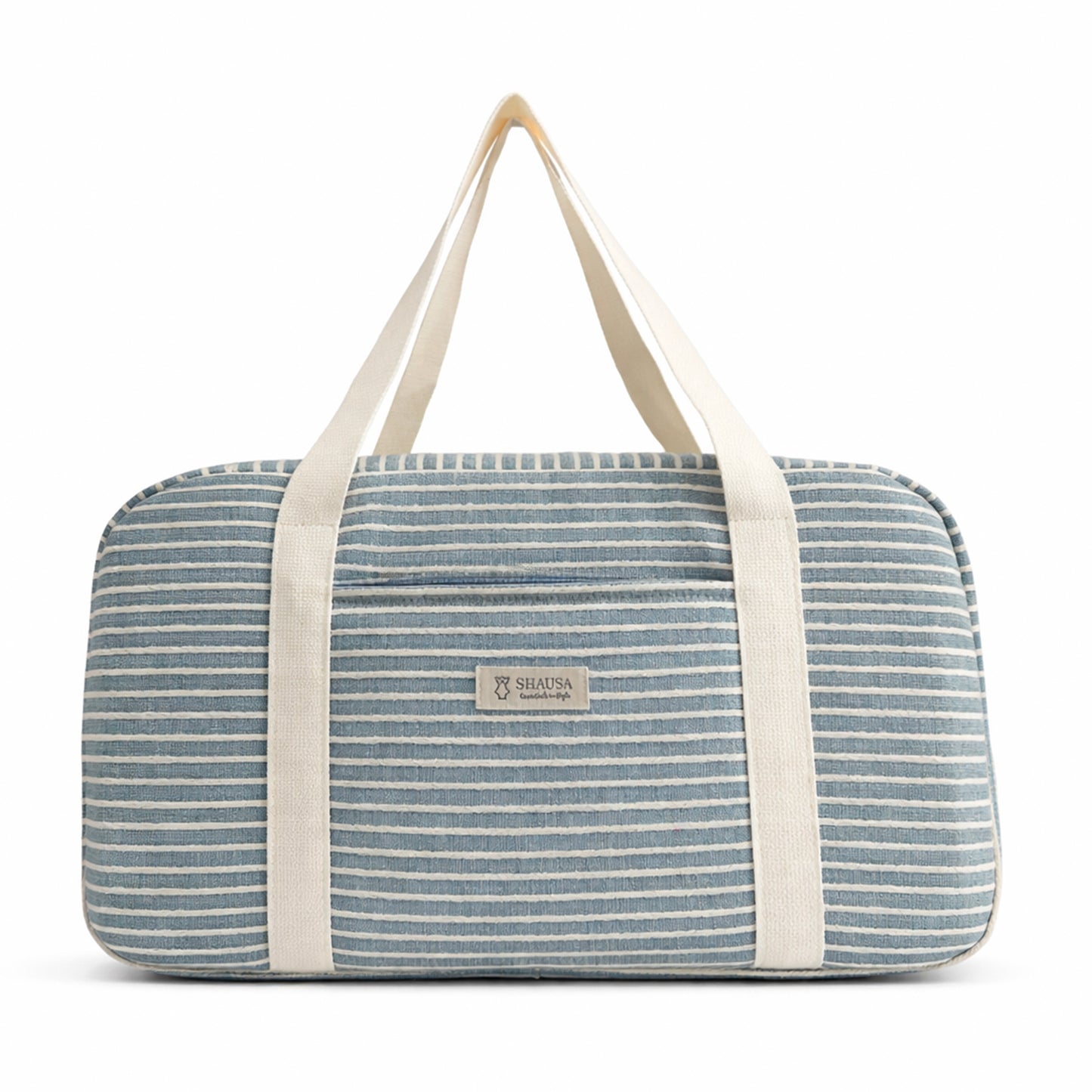 Bolso de viaje mujer rayas azul estilo marinero