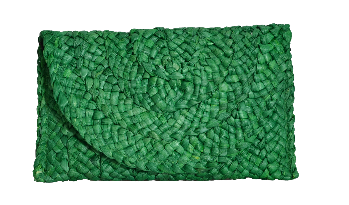 BOLSA MANO YUTE VERDE