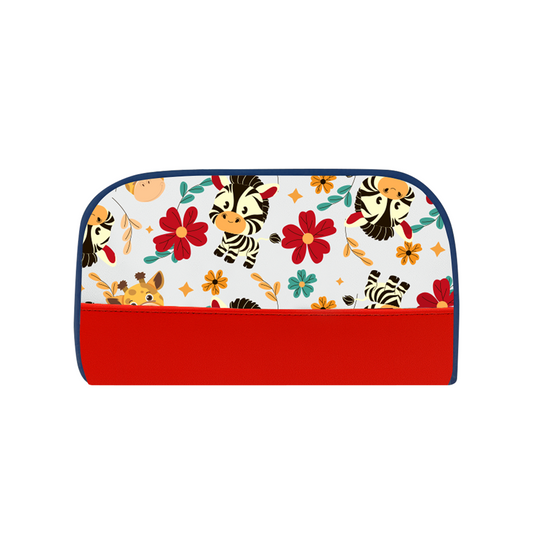 Neceser cebra con asa detrás