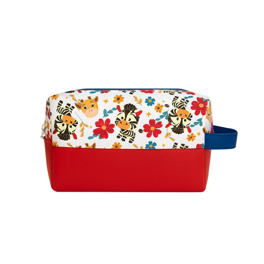 Neceser rectangular cebra