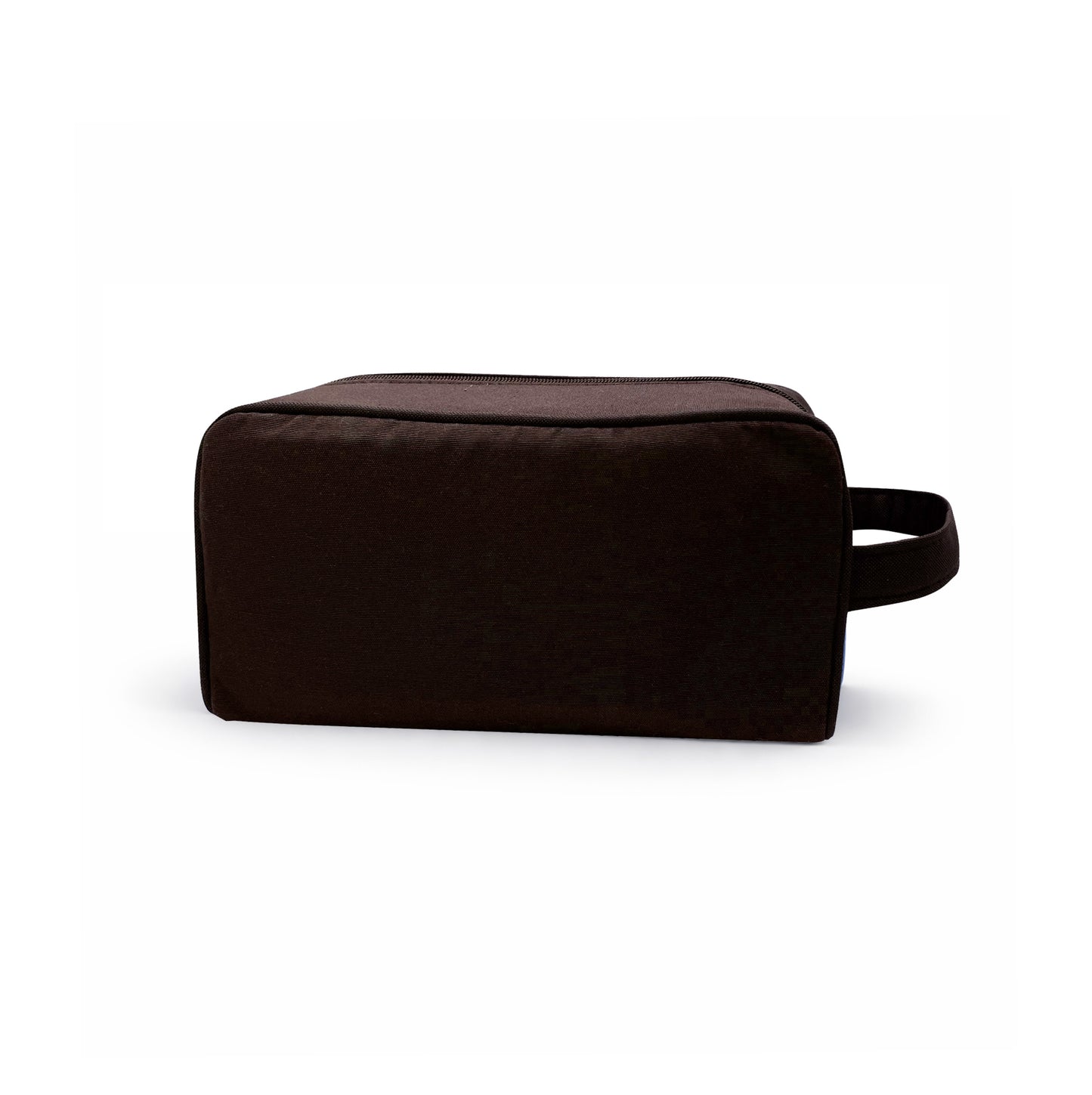 Neceser rectangular marrón