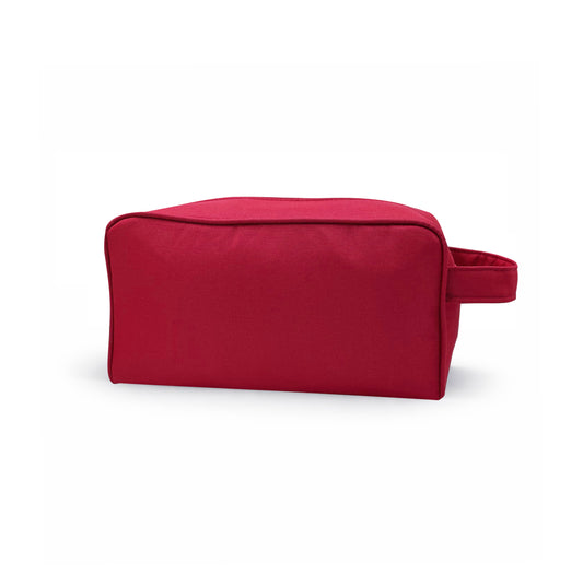 Neceser rectangular rojo