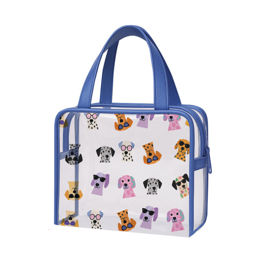 Bolso transparente perros