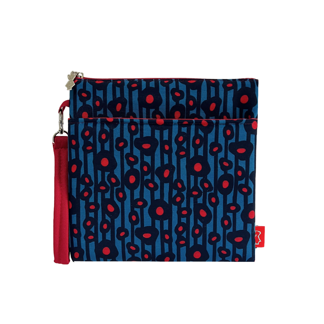 Toiletry bag with front zipper