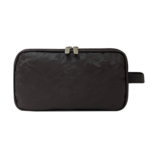 Small semi-round toiletry bag