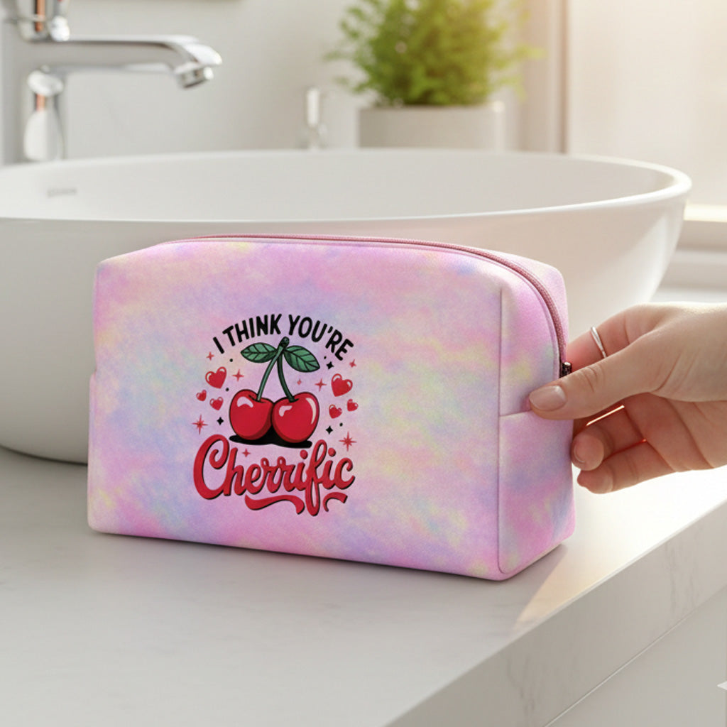 Neceser mediano Cherrific usado para maquillaje